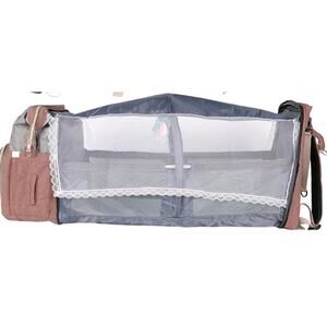 Extendable Diaper Bag - Changing Station -‎ USB Charging - Cooler Pocket - Pink